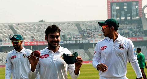 Mehidy Hasan. (Photo | Twitter/ICC)