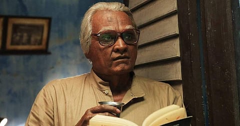 Vijay Sethupathi in Seethakaathi. (Photo | Twitter)