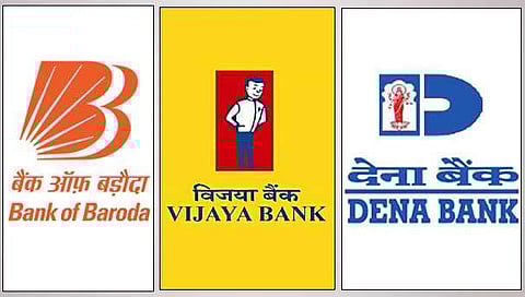Bank officer's will protest against the proposed amalgamation of Bank of Baroda, Dena Bank and Vijaya Bank to create India’s third largest bank. (Photo | File)