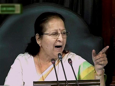 Lok Sabha speaker Sumitra Mahajan. | PTI