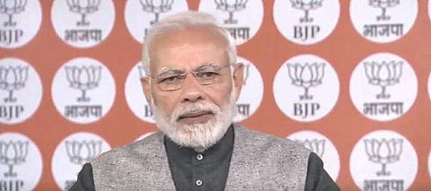 PM Narendra Modi commences video conferencing with BJP cadres
