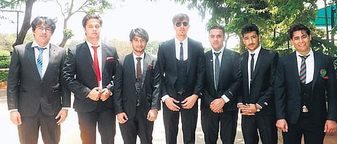 Unlike Afghan students, other international students have the option to choose their local language