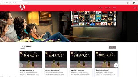 There is also an Artificial Intelligence bot that guides the user here (Photo | OWN TV)