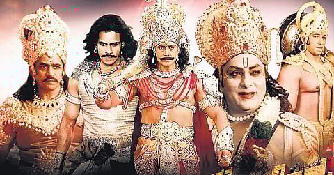 A still from Muniratna Kurukshetra