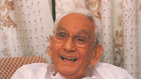 Congress leader and former Kerala CM K Karunakaran 