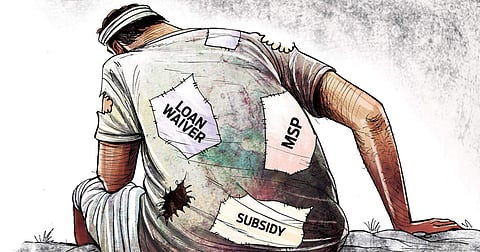Farm loan waiver illustration (Amit Bandre)
