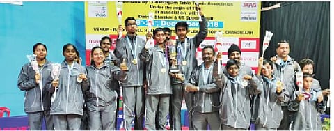 Gold in cold with silver and bronze