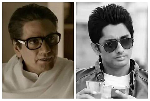 A still from Nawazuddin Siddiqui-starrer 'Thackeray'. (Photo | YouTube Screengrab) (LEFT), Actor Siddharth Suryanarayan. (RIGHT) (Photo: Facebook)