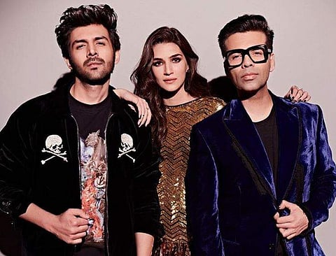Kartik Aaryan and Kriti Sanon will be making their debut on Koffee With Karan (Photo | Instagram)