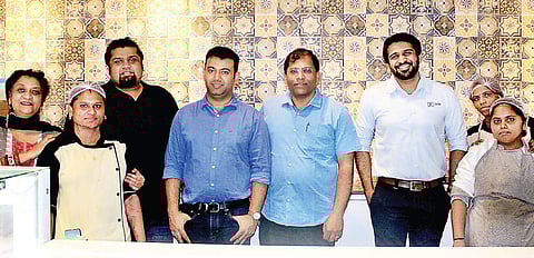 The cafe has books and stationery from Higginbothams