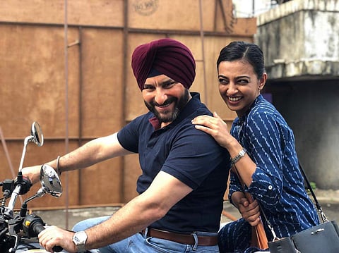 Bollywood actors Saif Ali Khan and Radhika Apte in Netflix web series 'Sacred Games'. (Photo | Facebook)