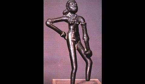 The Dancing Girl of Harappa. (Photo | YouTube screengrab)