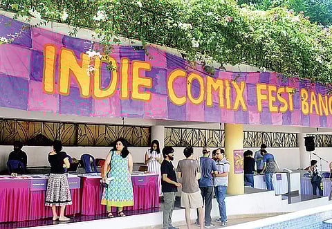 An indie comics festival was held for the first time in the city