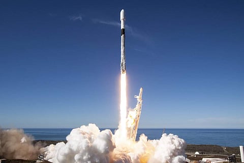  SpaceX has launched its Falcon 9 rocket. (Photo | Twitter)