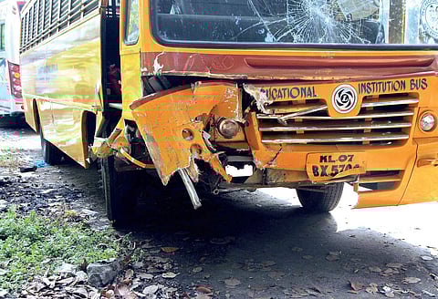 As many as 9,928 people lost their lives in 70,443 bus accidents in the past 10 years in Kerala (File Photo | EPS)