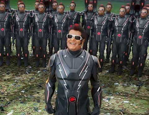 Rajinikanth in '2.0'. (Photo | YouTube)