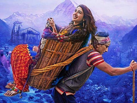 Sara Ali Khan and Sushant Singh Rajput in 'Kedarnath'.