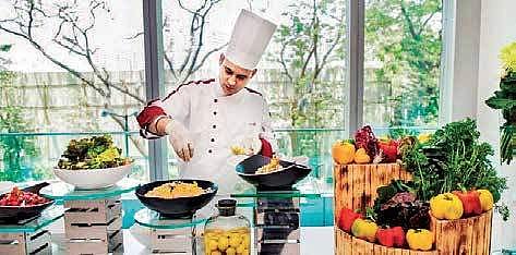 a chef at work in Mumbai