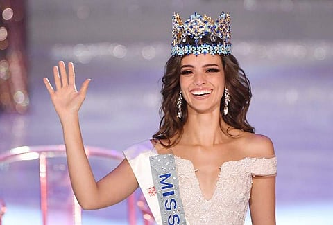 The winner of the most coveted crown of the year is Mexican beauty Vanessa Ponce De Leon. (Photo: AFP)