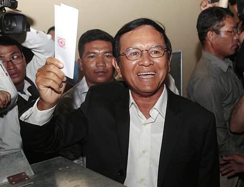 Cambodia National Rescue Party's Kem Sokha | Photo: AP