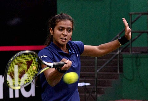 Indian tennis star Ankita Raina (File | PTI)