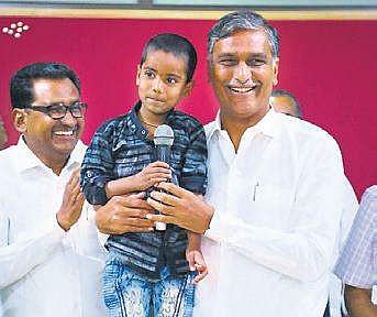 Child prodigy is brand ambassador for Telangana irrigation projects