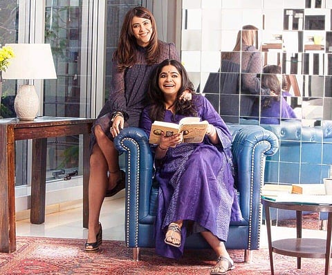 Ekta Kapoor and Ashwiny Iyer Tiwari (Image Courtesy Twitter @ektaravikapoor)