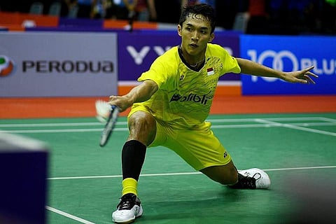 Indonesia badminton star Jonatan Christie (File | AFP)