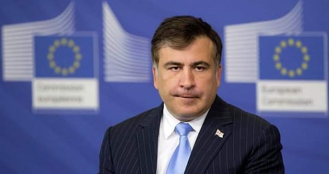Former Georgian president Mikheil Saakashvili (File | AP)