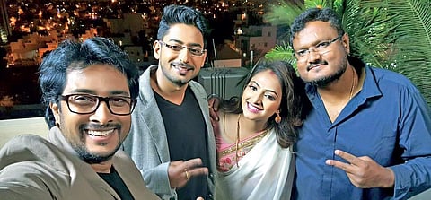 Prem, Prajwal Devaraj, Hariprriya and Dinakar Thoogudeep