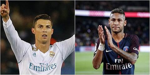 Cristiano Ronaldo and  Neymar