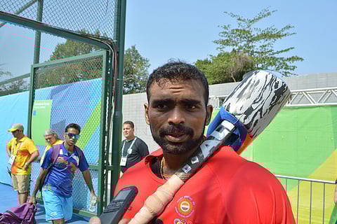 Indian mens' hockey goalkeeper  PR Sreejesh (File | IANS)