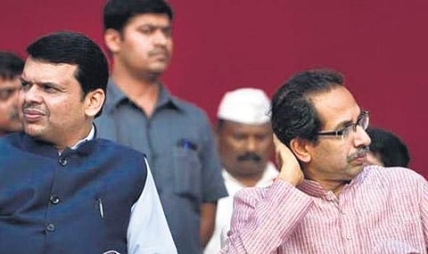 Uddhav Thackeray (right) and Devendra Fadnavis (left). | File Photo