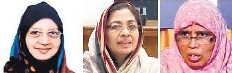 Kamarunnisa Anwar, Noorbina Rasheed and KP Mariyumma (EPS)