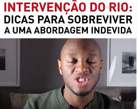 Facebook screengrab of the video