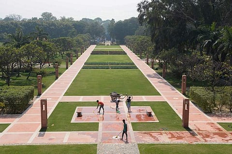 A once forgotten Mughal garden in the heart of New Delhi will reopen on February 21 after years of painstaking conservation work, creating a new public park in India's sprawling and smog-choked capital. | AFP