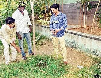 The blood stain on grass in Tower Park | D Sampath kumar
