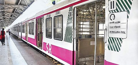 The swanky coaches and the CCT camera (inset) will usher in a new era n local train experience I ashwin prasath