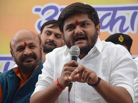 Patidar Anamat Andolan Samiti leader Hardik Patel. | Express File Photo