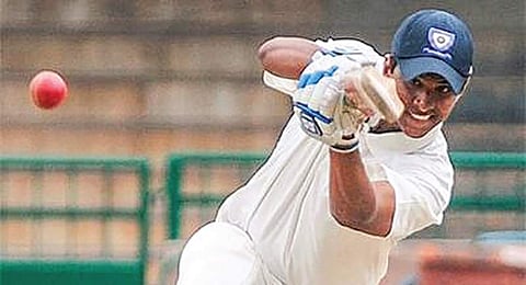 Globe Trotters batsman Washington Sundar