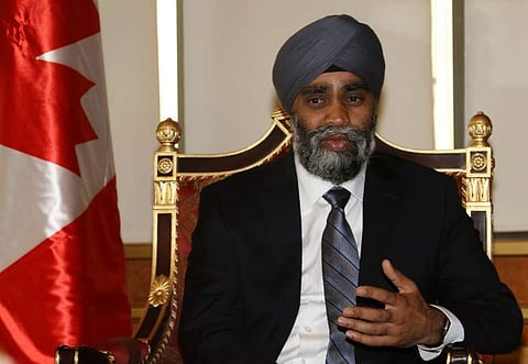 Canada’s defense minister Harjit Singh Sajjan (File | AFP)
