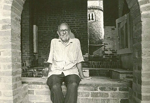 Popularly known as the 'poor man's architect', Laurie Baker, who made Kerala his home for many decades, had devoted himself to popularising low-cost housing across the country. (Express Photo Service)