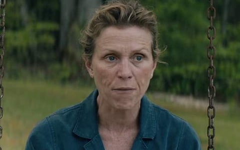 A still form the film 'Three Billboards Outside Ebbing, Missouri'. (Youtube)