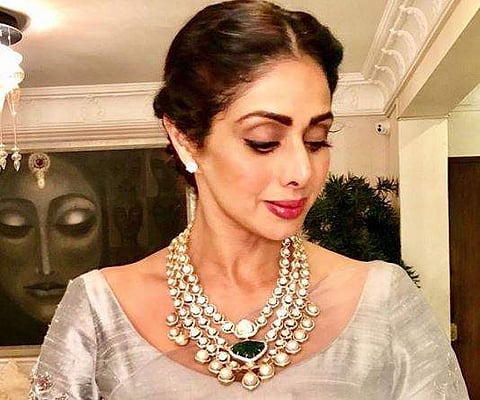 Late silver screen icon Sridevi. (Photo | instagram)