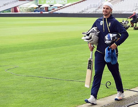 Aiden Markram has been named stand-in skipper in the absence of injured Faf Du Plessis | AFP