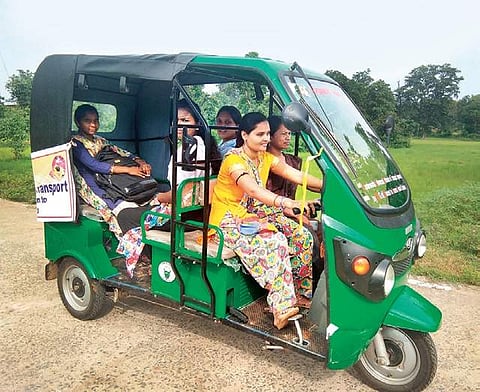E-rickshaws have made tribal women in Dantewada self-reliant | Express Photo