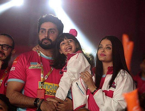 Abhishek with wife Aishwarya and daughter Aaradhya | Facebook Photo