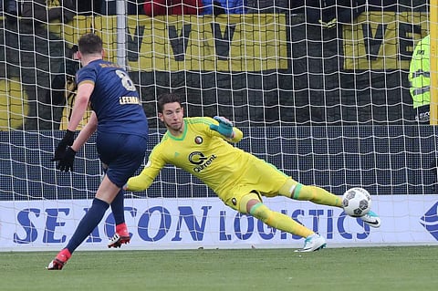 Clint Leemans converted a penalty in the 88th minute (Photo | Feyenoord Twitter)