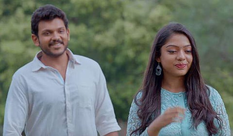 A screengrab from a song in 'Kalyanam'.