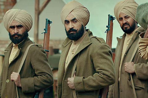 Diljit Dosanjh (centre) in Sajjan Singh Rangroot trailer.